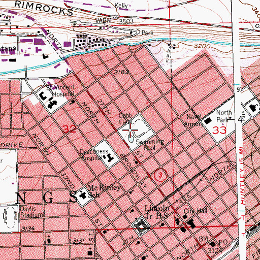 Topographic Map of Cobb Field, MT