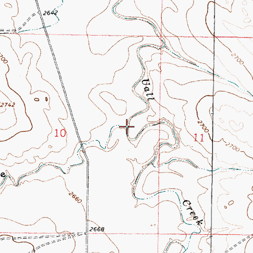 Topographic Map of Coleman Coulee, MT