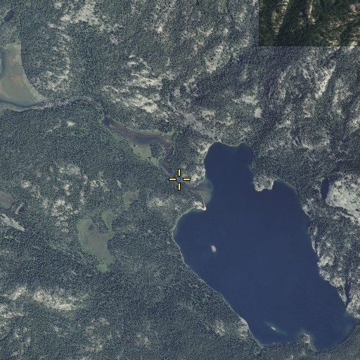 Aerial/Satellite Image of Crazy Lakes, MT