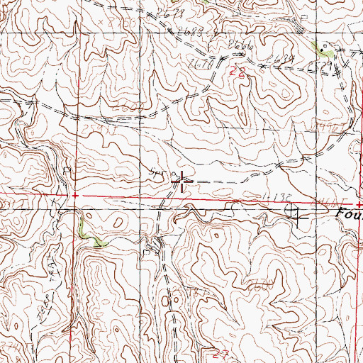 Topographic Map of D K Ranch, MT