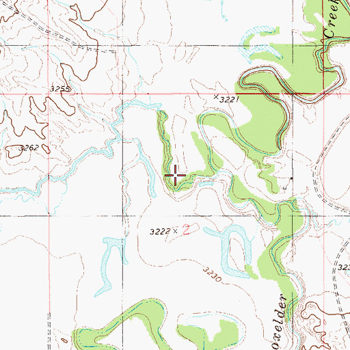 Topographic Map of Dead Boy Creek, MT