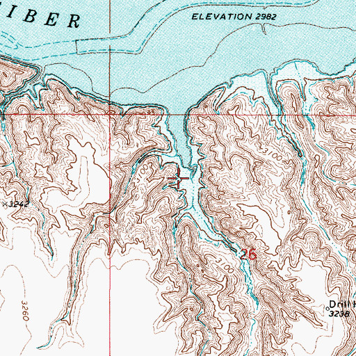 Topographic Map of Dead Indian Coulee, MT