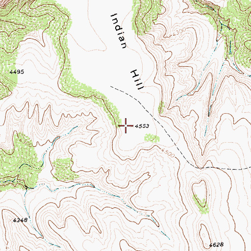 Topographic Map of Dead Indian Hill, MT