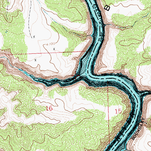 Topographic Map of Deadman Creek, MT