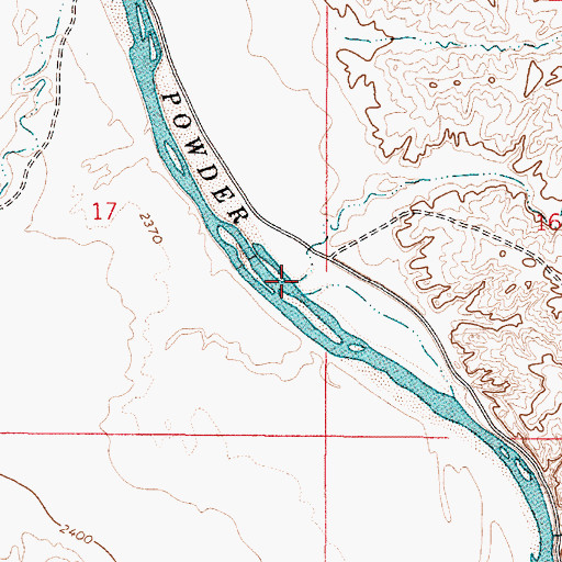 Topographic Map of Deep Creek, MT