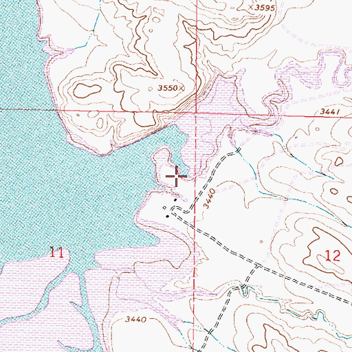 Topographic Map of Deer Creek, MT