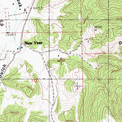 Topographic Map of Devils Canyon, MT