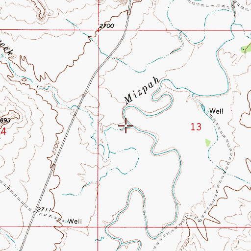 Topographic Map of Doat Creek, MT