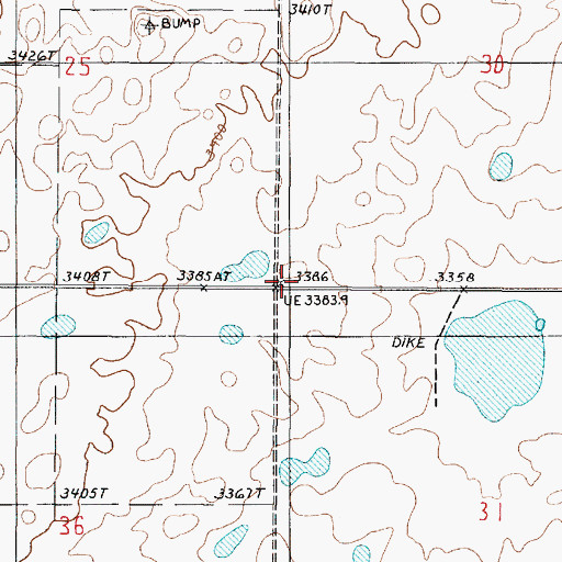 Topographic Map of Doheney School (historical), MT