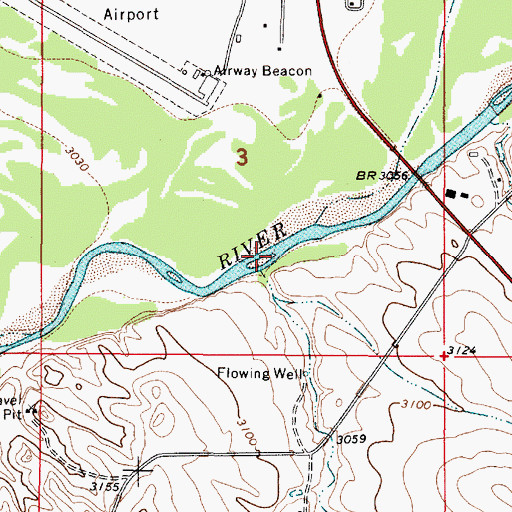 Topographic Map of Doyle Creek, MT