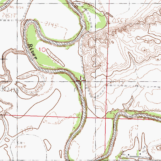 Topographic Map of Drabb's Ranch, MT