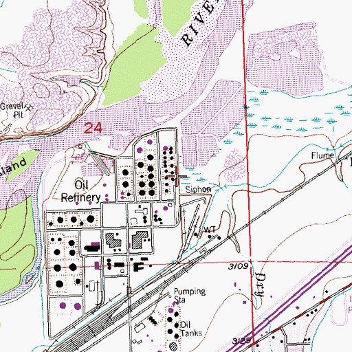 Topographic Map of Dry Creek, MT