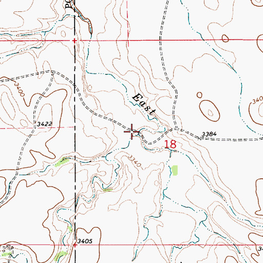 Topographic Map of Duncan Creek, MT