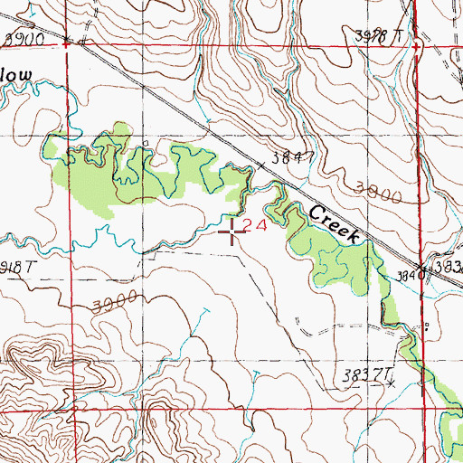 Topographic Map of Durfee Creek, MT