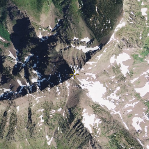 Aerial/Satellite Image of Eaglehead Mountain, MT
