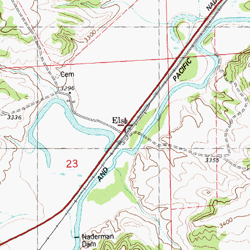Topographic Map of Elso, MT