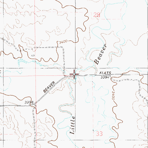 Topographic Map of Ewalt Creek, MT