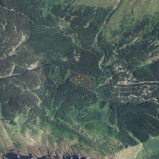 Aerial/Satellite Image of Fishercap Lake, MT