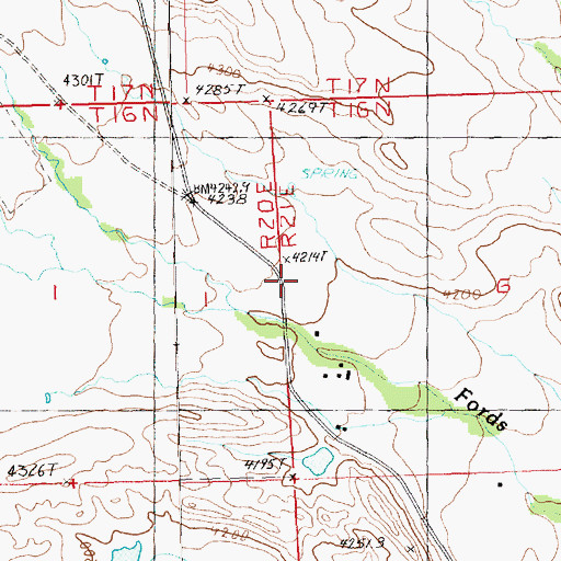Topographic Map of Fort Maginnis School (historical), MT