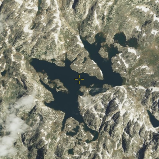 Aerial/Satellite Image of Fossil Lake, MT