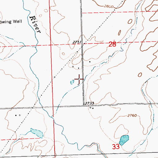 Topographic Map of Garcon Gulch, MT