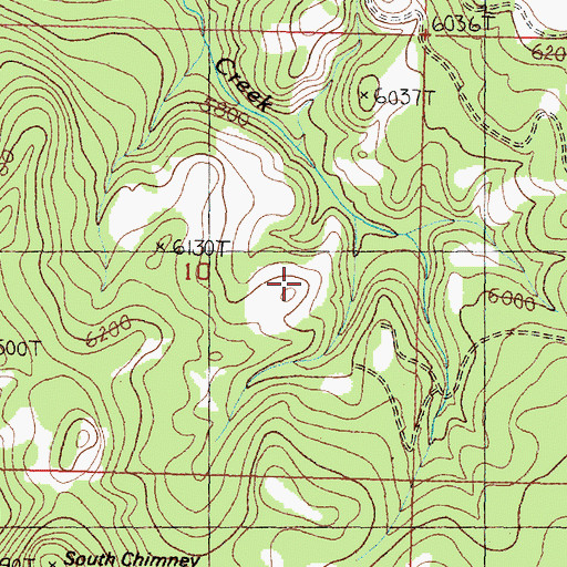 Topographic Map of Garnet Range, MT