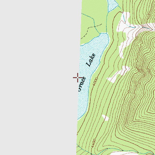 Topographic Map of Grace Lake, MT