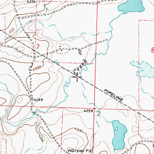 Topographic Map of Hall Coulee, MT