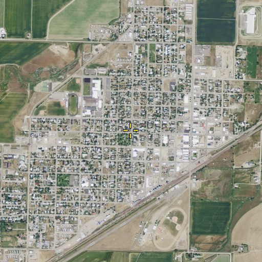 Aerial/Satellite Image of Hardin, MT