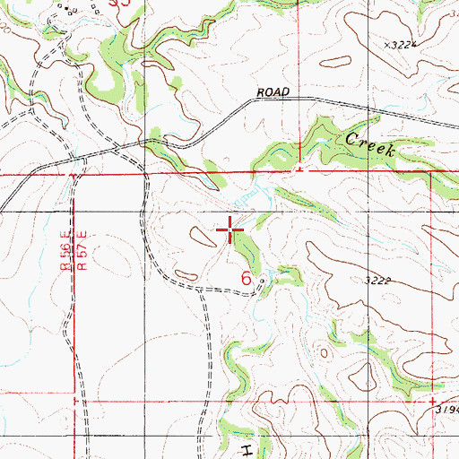 Topographic Map of Hehn Draw, MT
