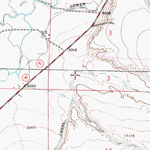 Topographic Map of Hoffman Gulch, MT