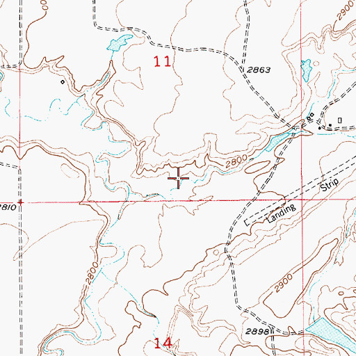 Topographic Map of Homestead Coulee, MT
