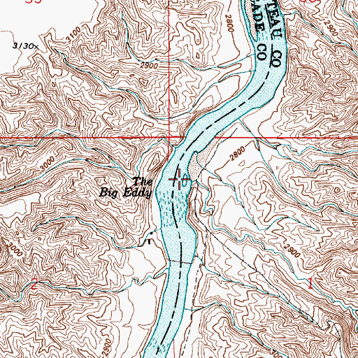 Topographic Map of Hower Coulee, MT
