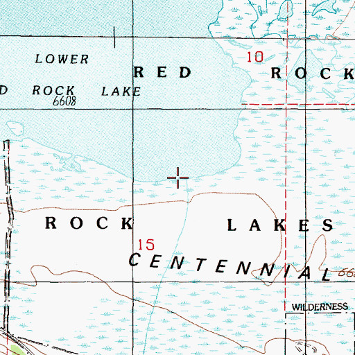 Topographic Map of Humphry Creek, MT