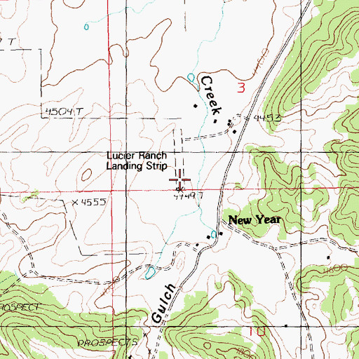 Topographic Map of Jackson Coulee, MT