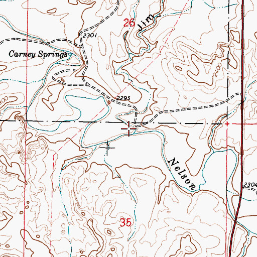 Topographic Map of Jim Coulee, MT