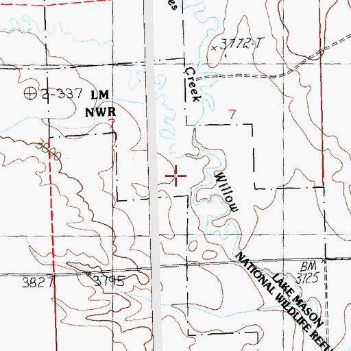 Topographic Map of Jones Creek, MT