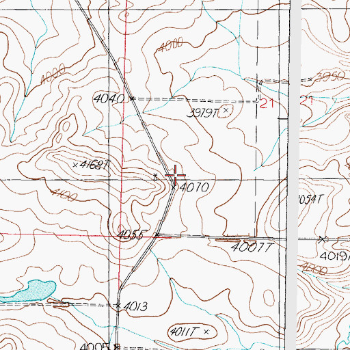Topographic Map of Kellogg Mine, MT