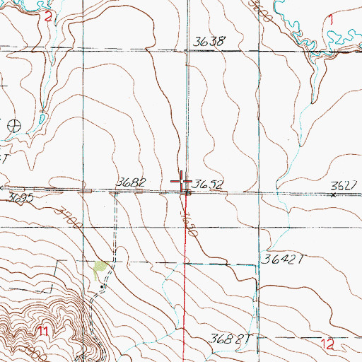 Topographic Map of King School (historical), MT