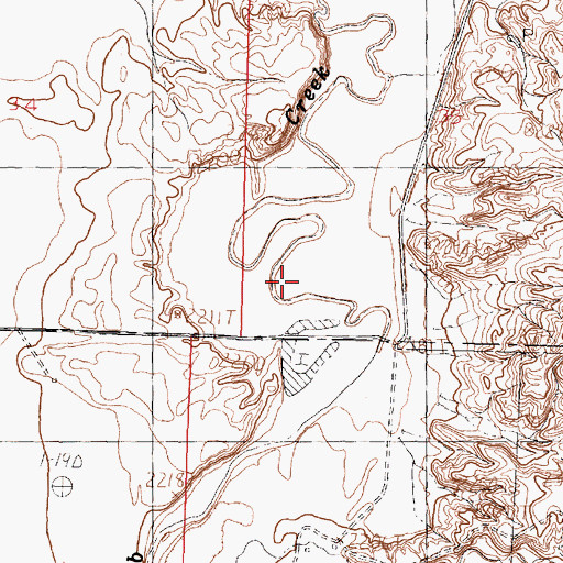 Topographic Map of Kyle's Ranch, MT