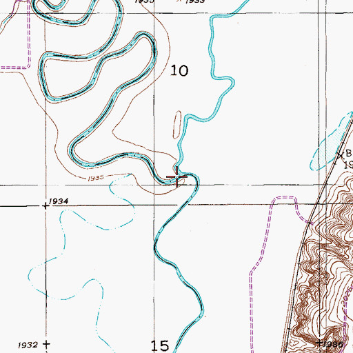 Topographic Map of Lake Creek, MT