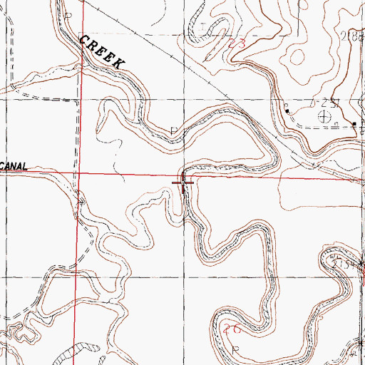 Topographic Map of Larb Creek, MT