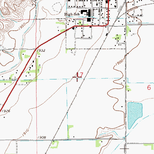 Topographic Map of Lateral L, MT