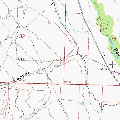 Topographic Map of Limekiln Canyon, MT