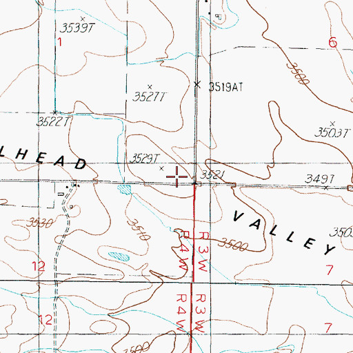 Topographic Map of Lone Tree School (historical), MT