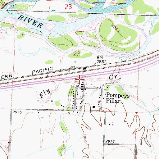 Topographic Map of Lost Boy Creek, MT