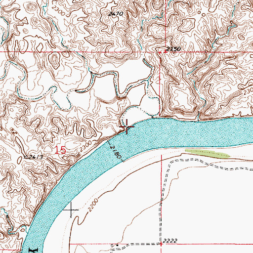 Topographic Map of Lost Boy Creek, MT