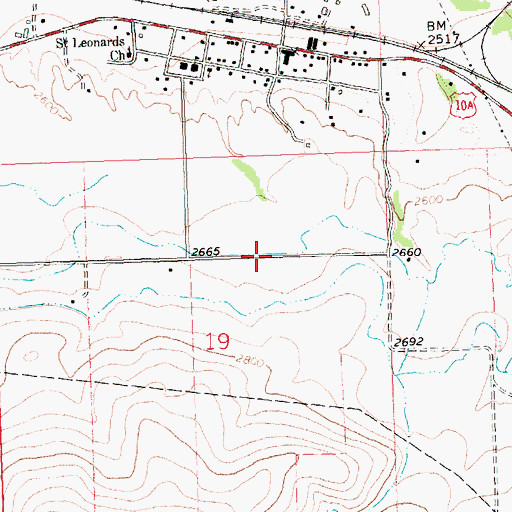 Topographic Map of Lower Jocko J Canal, MT