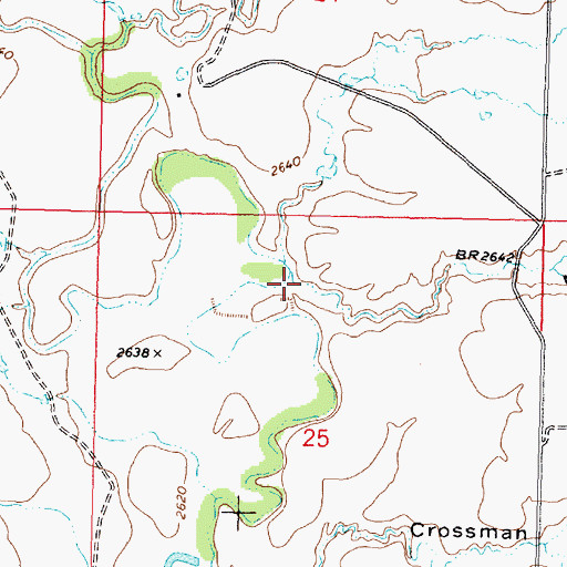 Topographic Map of Machine Coulee, MT