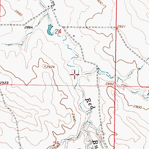 Topographic Map of Mackenzie Coulee, MT